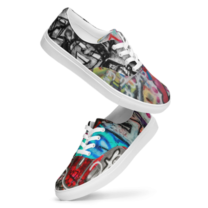 Women’s Graffiti Urban Streetwear lace-up canvas shoes